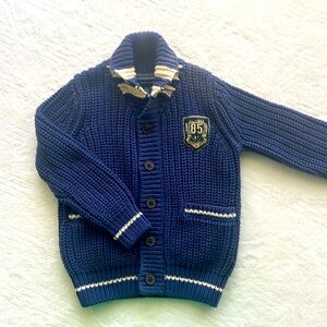 Boys Tommy Hilfiger Varsity Sweater, Size 4